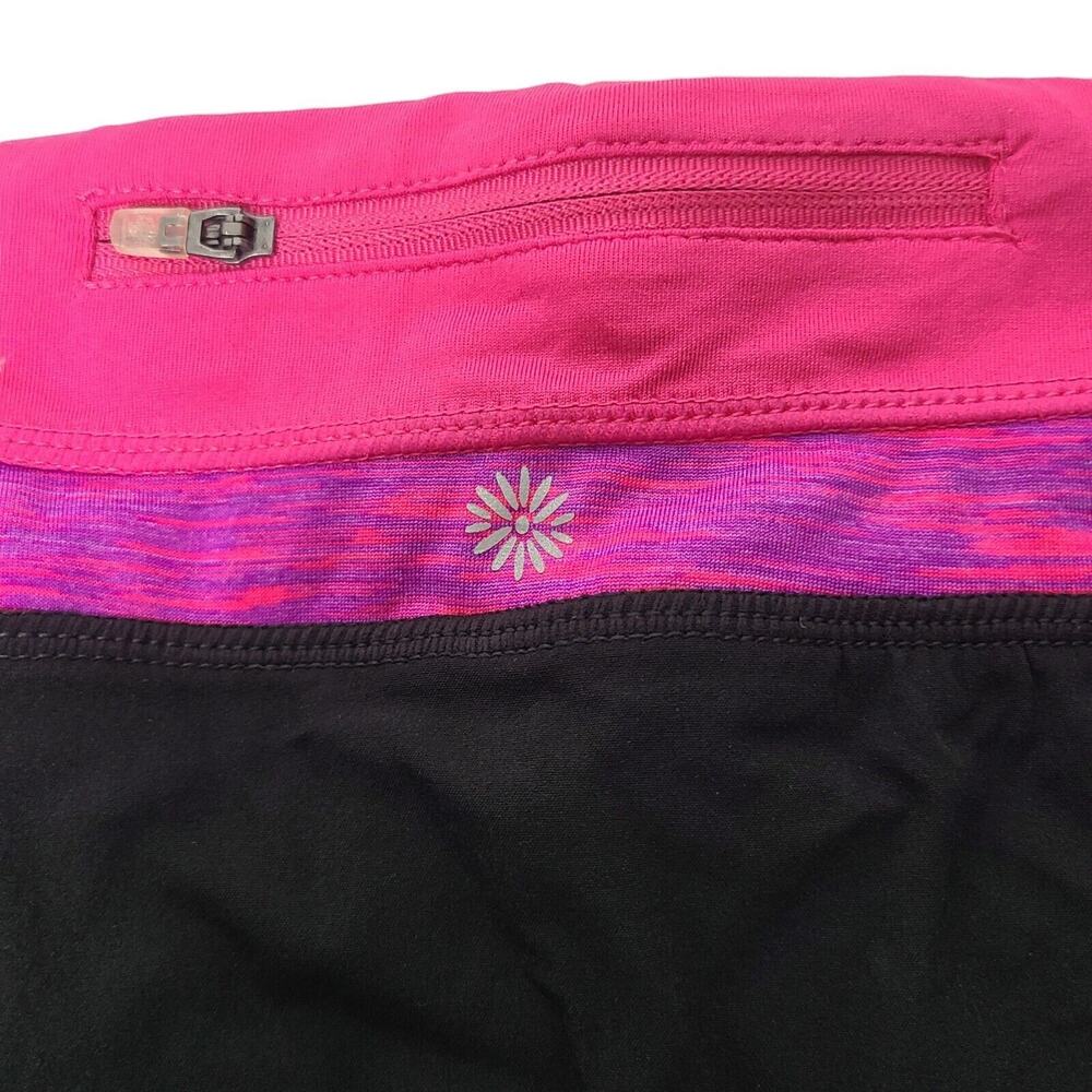 Tangerine Womens Plus XXL Skort Skirt‎ Strech Shirring Black Purple Tennis New - Picture 4 of 8